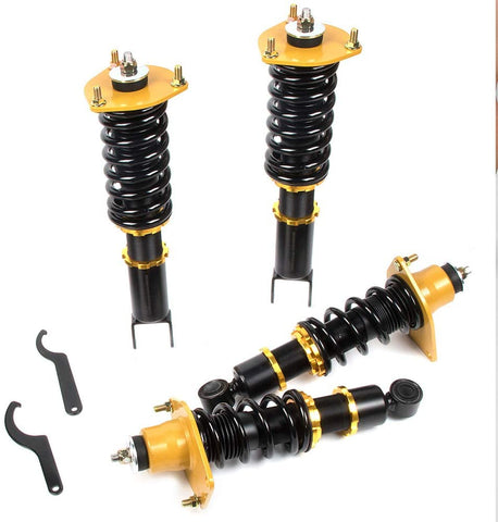 Coilover Struts Spring Shocks Adjustable Coilovers Suspension Coil Spring Shocks and Struts Full Set Kits ECCPP Replacement fit for 2004-2011 Mazda RX-8