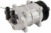AC Compressor & 123mm 8-Groove A/C Clutch Replaces Diesel Kiki TM-16 488-46120 12v Tama Seltec Zexel Valeo - BuyAutoParts 60-02168NA NEW