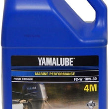 Yamaha LUB-10W30-FC-04 Yamalube 10W30 MARINE Oil NMMA FCW (Low Phosphorous) Gallon; LUB10W30FC04 Made by Yamaha
