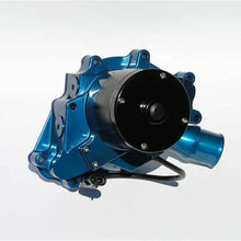 Meziere WP311B Blue Hi-Flow Billet Electric Water Pump for Small Block Ford