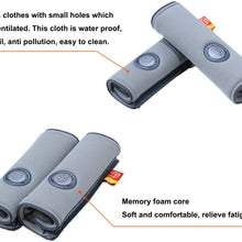 Yukoo Gigi Memory Foam Auto Car Seat Belt Cover Shoulder Pad Cushion One Pair