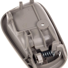 AUTEX 2pcs Interior Exterior Front Left Door Handles Compatible with Toyota Corolla,Chevrolet Prizm 1998 1999 2000 2001 2002 Door Handles Driver Side 79500 80890 77563 80423