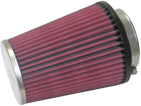 K&N Universal Clamp-On Air Filter: High Performance, Premium, Replacement Engine Filter: Flange Diameter: 2.5 In, Filter Height: 5.9375 In, Flange Length: 0.8125 In, Shape: Round Tapered, RC-9360