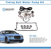 Timing Belt Water Pump Kit, ECCPP for 1999-2006 Hyundai Sonata Santa Fe Kia Optima 2.4L L4 DOHC 16 Valve Engine G4JS