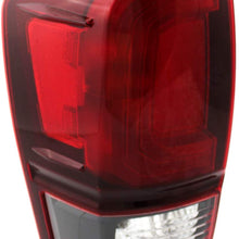 For Toyota Tacoma Base/Sr / Sr5 / Sr+ / Trd Sport/Off Road Model Outer Tail Light 2018 Driver Left Side Taillamp Assembly Replacement