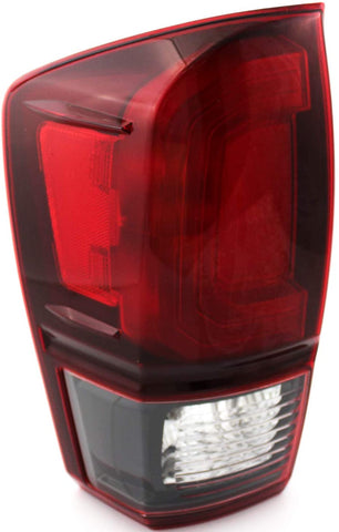 For Toyota Tacoma Base/Sr / Sr5 / Sr+ / Trd Sport/Off Road Model Outer Tail Light 2018 Driver Left Side Taillamp Assembly Replacement