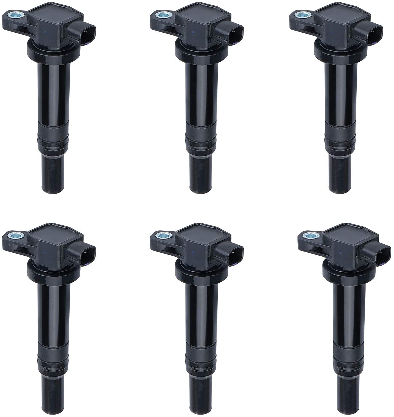 DRIVESTAR UF558 set of 6 Ignition Coils Pack for Hyundai Santa Fe Kia Magentis Optima Rondo 2.7L (6 pieces)