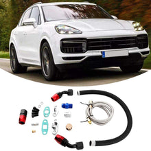 Qii lu Turbo Oil Feed Return Line Kit, AN10 Fitting Adapter Flange for T3 T4 GT35 T70 T66