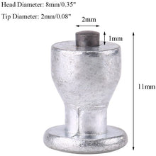 100pcs 8mm/0.31" Tire Stud Screw, Keenso Anti-Slip Snow Tire Studs Wheel Tyre Tire Spikes Trim Screw in Tire Stud for Car/Truck/Bike/Boot/Motorcycle/ATV/SUV Auto Accessories