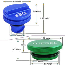 choolo Diesel Fuel Cap Compatible with Dodge,Billet Aluminum Fuel Cap,Magnetic Ram Diesel Billet Aluminum for 2013-2018 Dodge Ram Truck 1500 2500 3500 with New Easy Grip Design(Green)