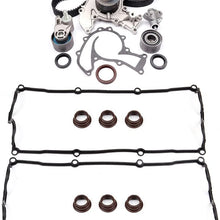 SCITOO Timing Belt Water Pump Kit and Valve Cover Gasket Fits 98-04 Honda Isuzu 3.2 3.5 6VD1 6VE1 Timing Belt Kit Water Pump