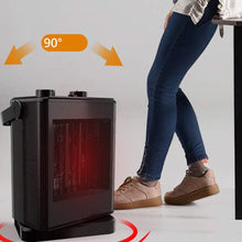 Zyyqt Fan Heaters Ceramic， Portable Eletric Adjustable Head Space Heater Ideal for Desk, Small Rooms, Caravans and Garages Wide Handle (Color : B)