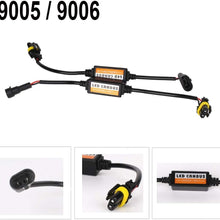 FOORDAY 2 Pcs LED Load Resistor 9005/9006/9012 Car Auto LED Headlight Canbus Warning Error-Free Decoder Adapter for DC 9-36V/20W-40W