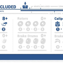 Callahan CCK02905 FRONT + REAR [4] Premium Grade Loaded OE Calipers + Ceramic Brake Pads Kit