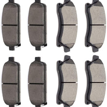 Ceramic brakes Pads,OCPTY Quick Stop Front Rear Brake Pad fit for 2012 2013 2014 2015 2016 2017 2018 Chevrolet Sonic,2011 2012 2013 2014 2015 2016 Chevrolet Cruze