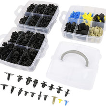 LUJUNTEC 650Pcs Bumper Retainer Clips Auto Fasteners Rivet Clips Body Fastener Kit with Plastic Box