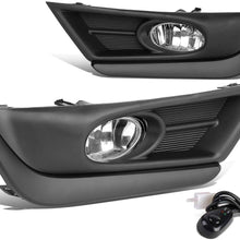 DNA Motoring FL-ZTL-276-CH Clear Driving Fog Light Lamps w/Bezels+Switch