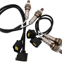Germban 4pcs O2 Oxygen Sensor Upstream & Downstream Fits for 2005-2006 Dodge Ram 1500 5.7L Jeep Grand Cherokee Liberty 3.7L 2006 Dodge Durango Jeep Commander 234-4593 234-4587