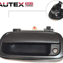AUTEX Tailgate Handle Liftgate Door Handle Compatible with Toyota Tundra 2000 2001 2002 2003 2004 2005 2006 2007 80866, 690900C010 TO1915110