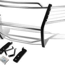 Replacement for Ford F150 Pickup Truck Front Bumper Protector Brush Grille Guard [Chrome] (Chrome)