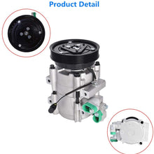 labwork AC Compressor & A/C Clutch CO 10957C Fit for 2001-2006 Hyundai Santa Fe V6 2.7L 57183