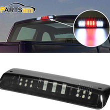Partsam High Mount Stop Light 3rd Third Brake Light Replacement for Ford F150 F-150 2004 2005 2006 2007 2008 Smoked LED Rear Cab Roof Brake Stop Tail Cargo Center Light Lamp Black Housing w/3 Plugs