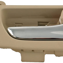 Dorman 79828 Front Driver Side Interior Door Handle for Select Lexus Models, Black and Chrome