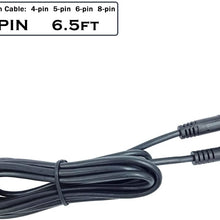 Dash Cam Rear View Backup Camera Reverse Car Recorder Cable Extension Cord (6-pin 6.5ft)