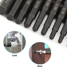 COMOWARE Allen Wrench Drill Bit Set - Hex Bits Set, Magnetic Tips, Quick Release, 10 Pack