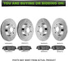 Scitoo Brake Kits, Rear Slotted Brake Discs Rotors and Ceramic Disc Brake Pads Brakes Kit fit 2006-2012 Mazda 6,2006-2010 Mercury Milan,2006-2009 Ford Fusion,2007-2009 Lincoln MKZ Compatible ATD1161C