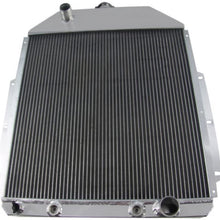 OzCoolingParts 42-52 Ford F-Series Radiator, 4 Row Core Full Aluminum Radiator for 1948-1952 Ford F1 F2 F3 F4 Pickup Truck, 1942-1947 Ford 1/2 Ton Pickup 3/4Ton Pickup, Chevy V8 Engine