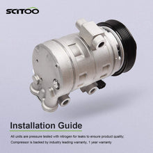 SCITOO A/C Compressor Compatible with for Pontiac Torrent 2006-2009 3.4L