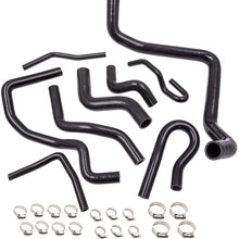 maXpeedingrods 9pcs For HONDA CIVIC EK EG EX 92-00 SOHC D15 D16 Silicone Coolant Hose Pipe Kit