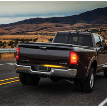 MIHAZ LED Tailgate Light Bar - 48" Triple Row 5-Function Strip Light Running, Brake, Sequential Amber Turn Signal, Reverse Tail Light for Pickup Trailer SUV RV VAN, No Drill Install 1yr-Warranty