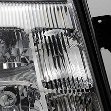 For Cadillac Escalade Chrome Clear Halogen Type Headlights Front Lamps Replacement Pair Left + Right