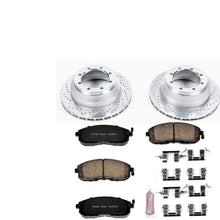 Power Stop K5216 Front Brake Kit with Drilled/Slotted Brake Rotors and Z23 Evolution Ceramic Brake Pads