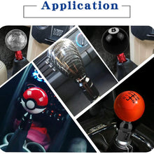 Top10 Racing Universal Car JDM Round Cue Luminous Ball Shift Knob for Manual Automatic Vehicles 5 6 Speed Gear Shifter with adapters