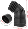X AUTOHAUX 13541705209 Fuel Air Intake Hose Rubber Pipe Black Fit for BMW 325CI 2003 2004 2005 2006