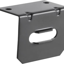 CURT 58301 Vehicle-Side Trailer Wiring Harness Mounting Bracket for 4-Way Flat