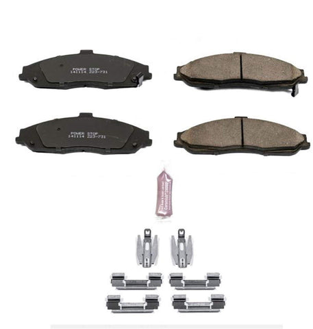 Power Stop Z23-731, Z23 Evolution Sport Carbon-Fiber Ceramic Front Brake Pads