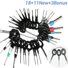 32pcs Auto Terminals Removal Key Tools, Auto Electrical Wiring Crimp Connector Pin Extractor Puller Repair Remover Key Tools Set for Most Connector Terminal.