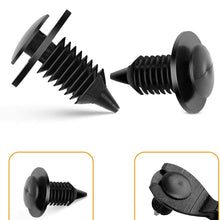 GOOACC OEM # N805155-S Interior Door Panel Clip Nylon Automotive Clips Rivet Retainer Fender Bumper Fasteners Clips for Ford and Dodge (2919T Qty: 25 for Ford)