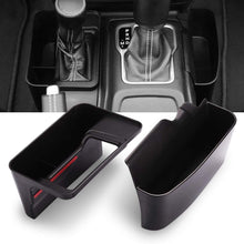 HUMUTA JL Gear Shift Console Side Storage Box, Replacement Interior Accessories, Auto Transmission Side Organizer Tray for 2018 2019 2020 Jeep Wrangler JL JLU & 2020 Jeep Gladiator JT, Set of 2