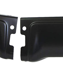 REAR BUMPER END BLACK SET=LH & RH WITH SENSOR HOLES FO1102373