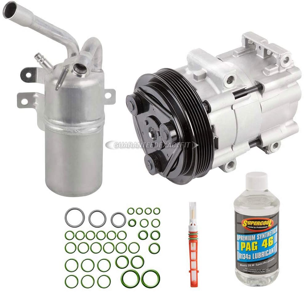 For Ford Focus 2000 2001 2002 AC Compressor w/A/C Repair Kit - BuyAutoParts 60-80223RK New