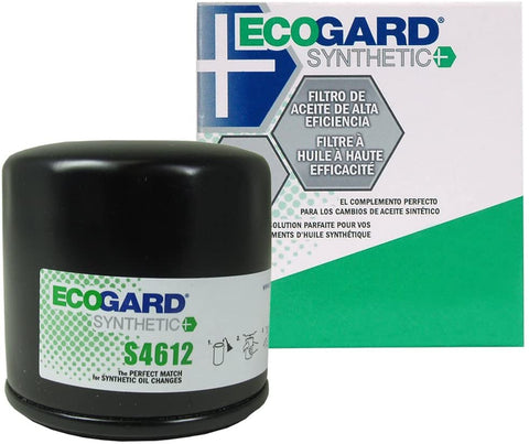 Ecogard S4612 Premium Spin-On Engine Filter for Synthetic Oil Fits Nissan Altima, Rogue 2.5L 2008-2019, Sentra 1.8L 2000-2019, Murano 3.5L 2004-2020, Versa 1.6L 2009-2020