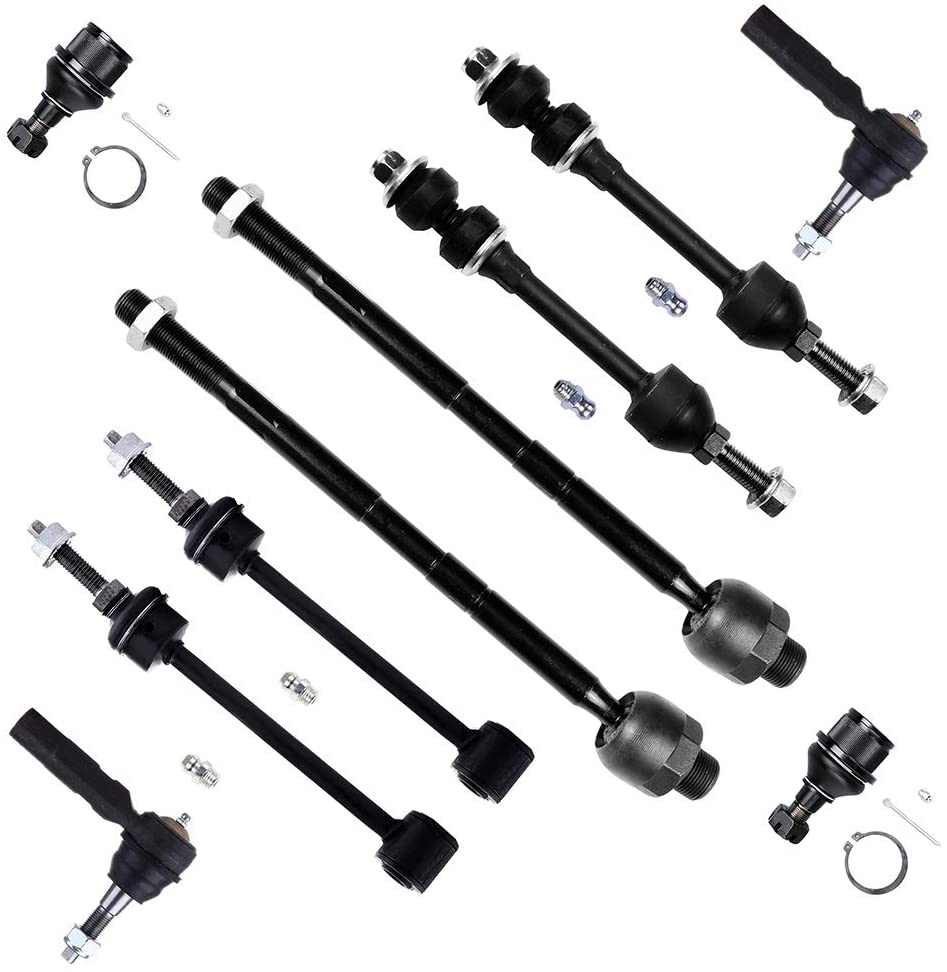 Strutstore 2-piece Steering Parts - Rear Sway Bar End Links - 2004-2007 for Dodge Ram 1500 2004-2006 for Dodge Ram 2500 2004-2006 for Dodge Ram 3500