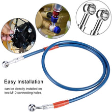 Motorcycle Brake Hose, 96cm Motorcycle Stainless Steel B-raided Hose Brake Hose