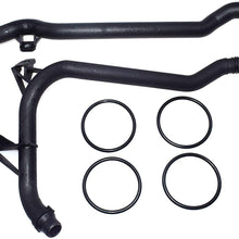 WINISON 2 Pcs Engine Heater Inlet Water Coolant Pipe 11537502525 11531705210 For BMW E39 E46 E53 320i 323i 530i 528i Z4 Z3 X5 X3