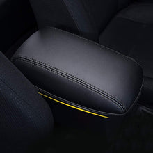 Leegi Car Armrest Box Cover Center Console Saver Covers for 2014 2015 2016 2017 2018 Toyota Corolla,Black with Black Stitches